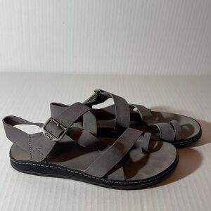 Chaco Dark Gray Strappy Sandals